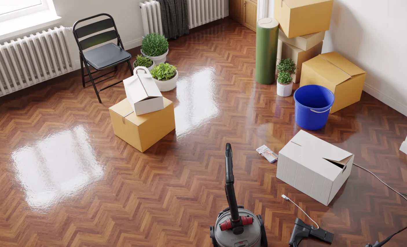 moving in cleaning